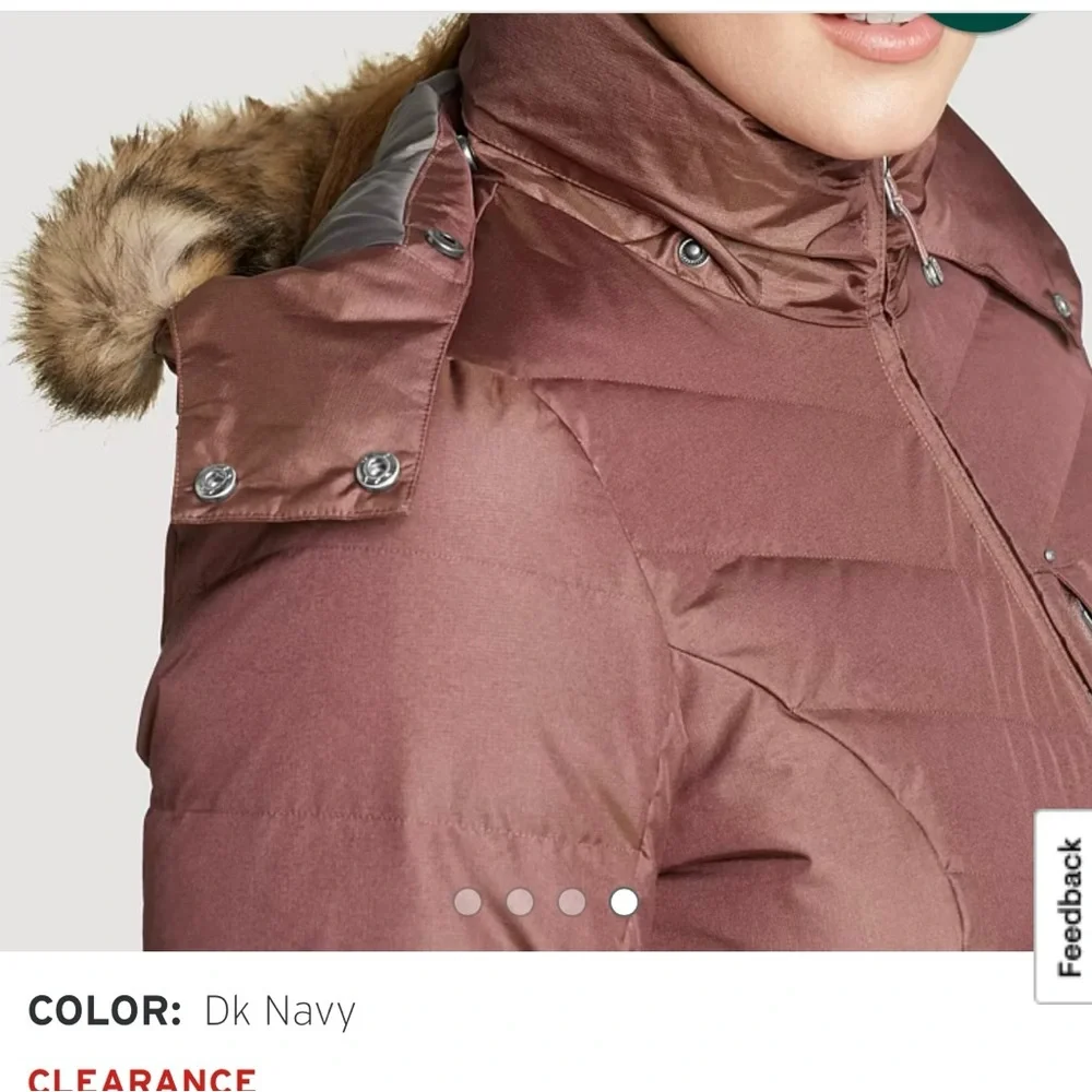 Eddie Bauer Sun Valley Black Down Parka - Picture 10 of 12